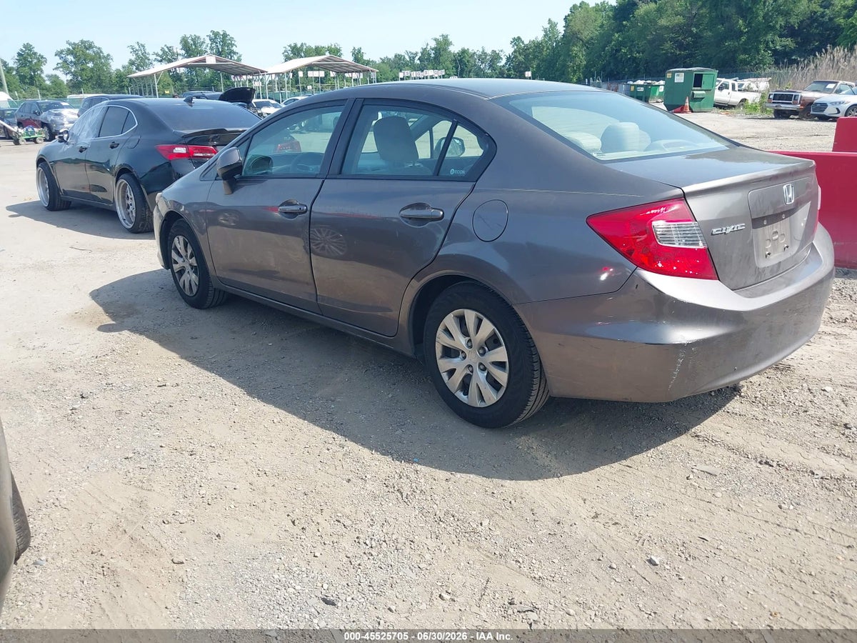 2012 HONDA CIVIC LX — снимка 3