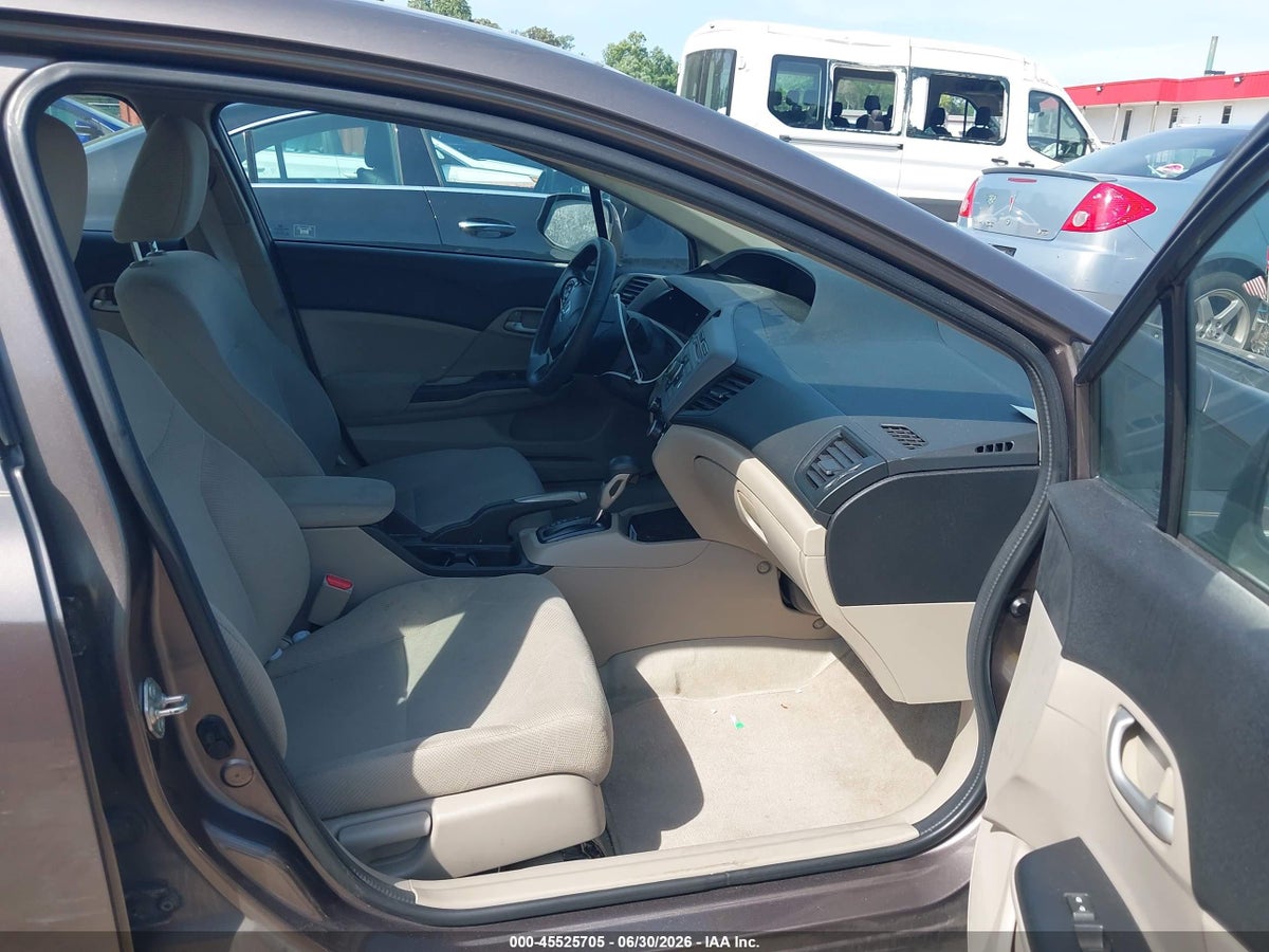 2012 HONDA CIVIC LX — снимка 5
