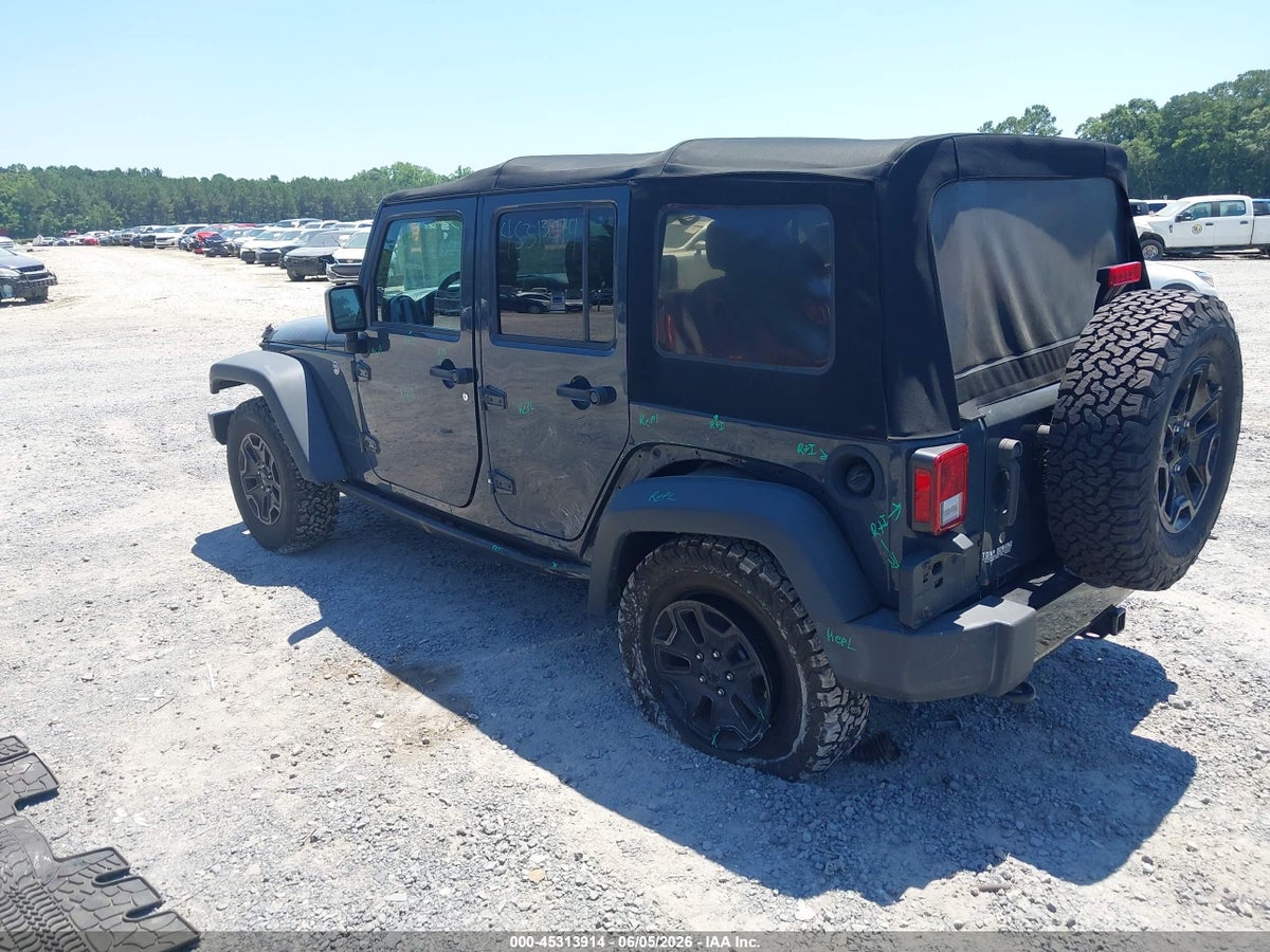 2017 JEEP WRANGLER UNLIMITED WILLY WHEELER 4X4 — снимка 3