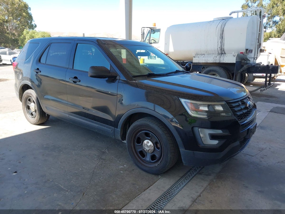 2018 FORD POLICE INTERCEPTOR UTILITY