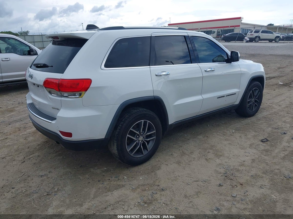 2017 JEEP GRAND CHEROKEE LIMITED 4X2 — снимка 4