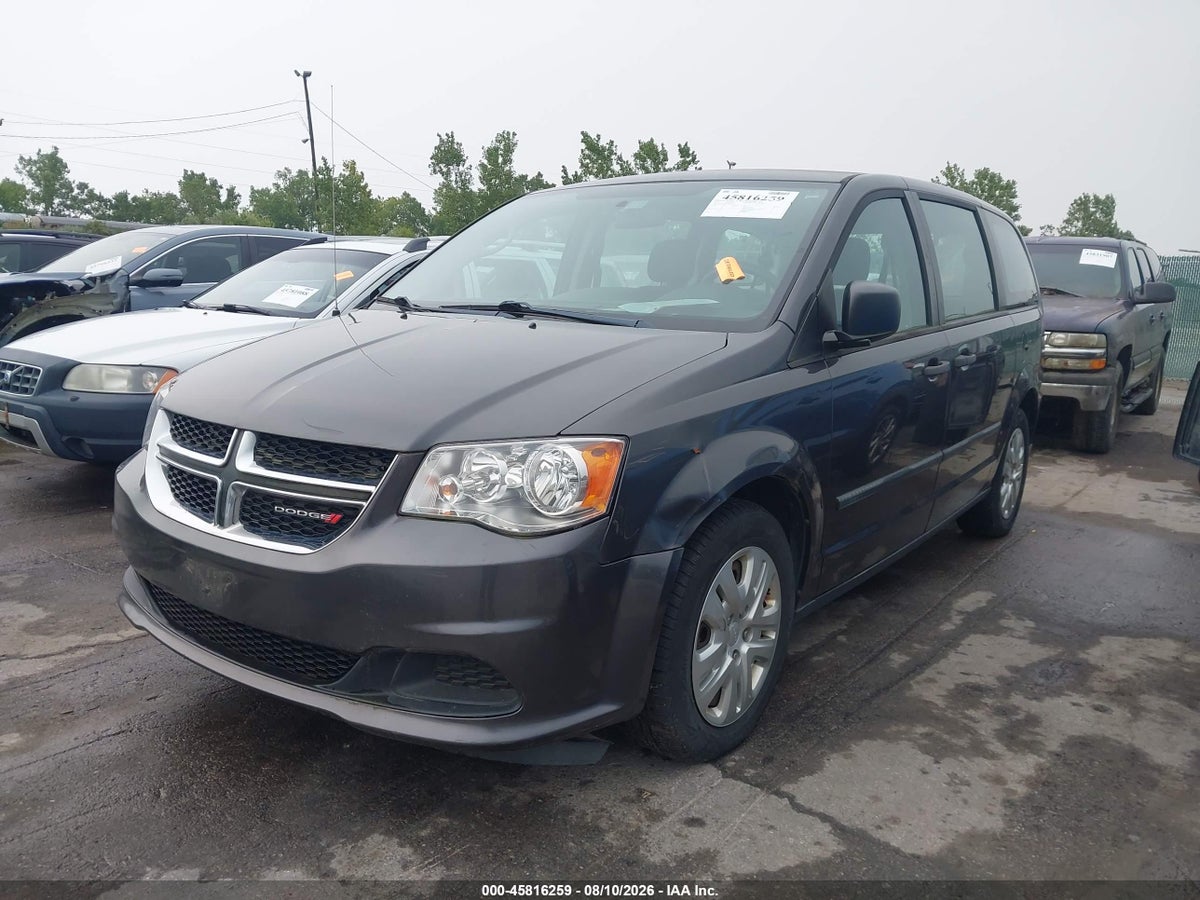 2016 DODGE GRAND CARAVAN AMERICAN VALUE PKG — снимка 2