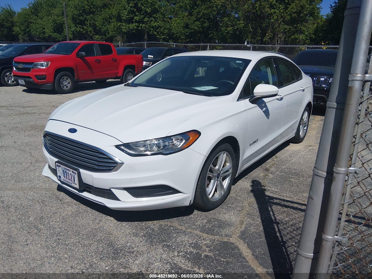 2018 FORD FUSION HYBRID S — снимка 2