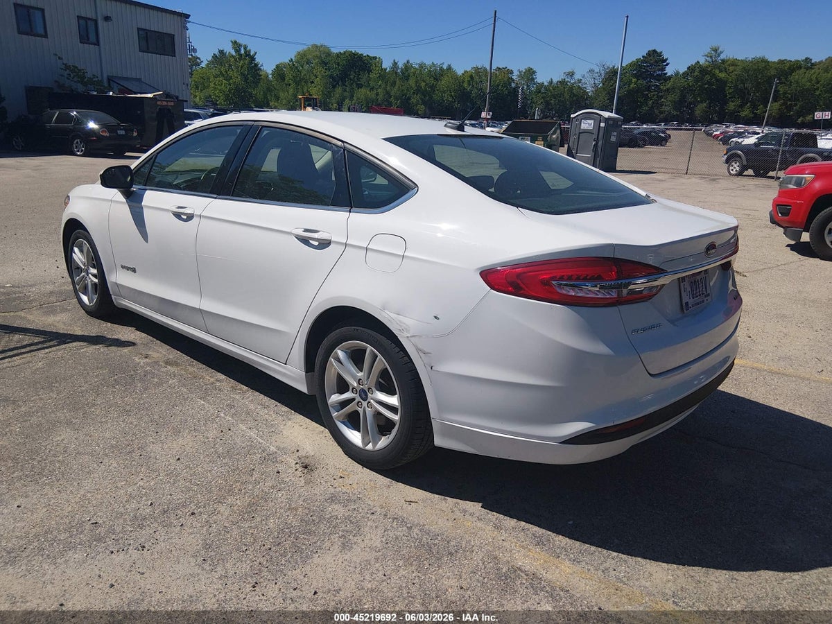 2018 FORD FUSION HYBRID S — снимка 3