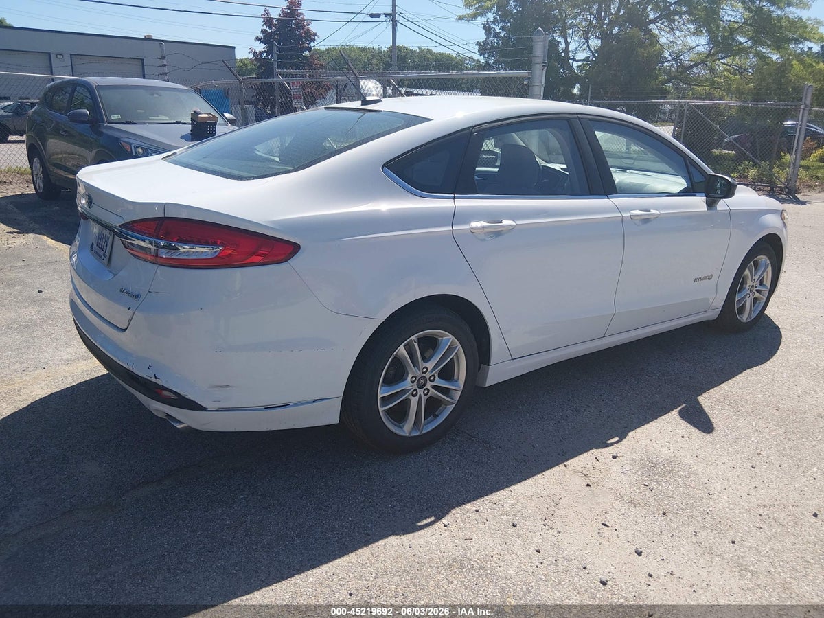 2018 FORD FUSION HYBRID S — снимка 4