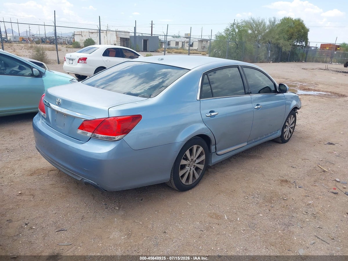 2011 TOYOTA AVALON LIMITED — снимка 4