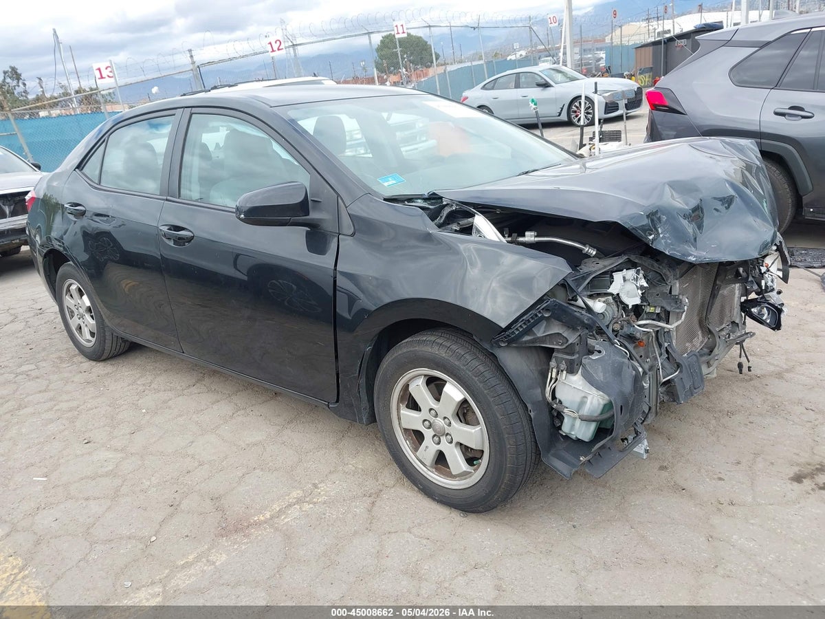 2016 TOYOTA COROLLA LE