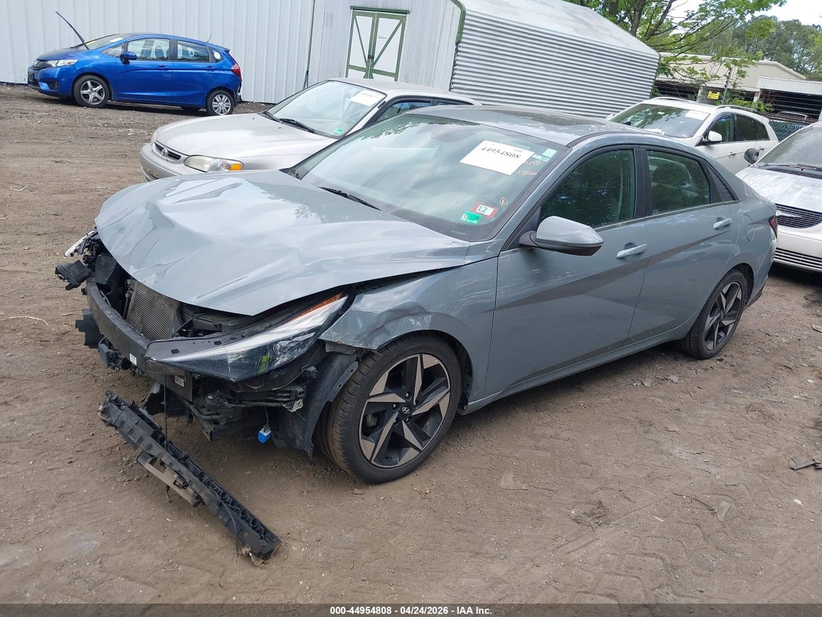 2021 HYUNDAI ELANTRA HYBRID LIMITED — снимка 2