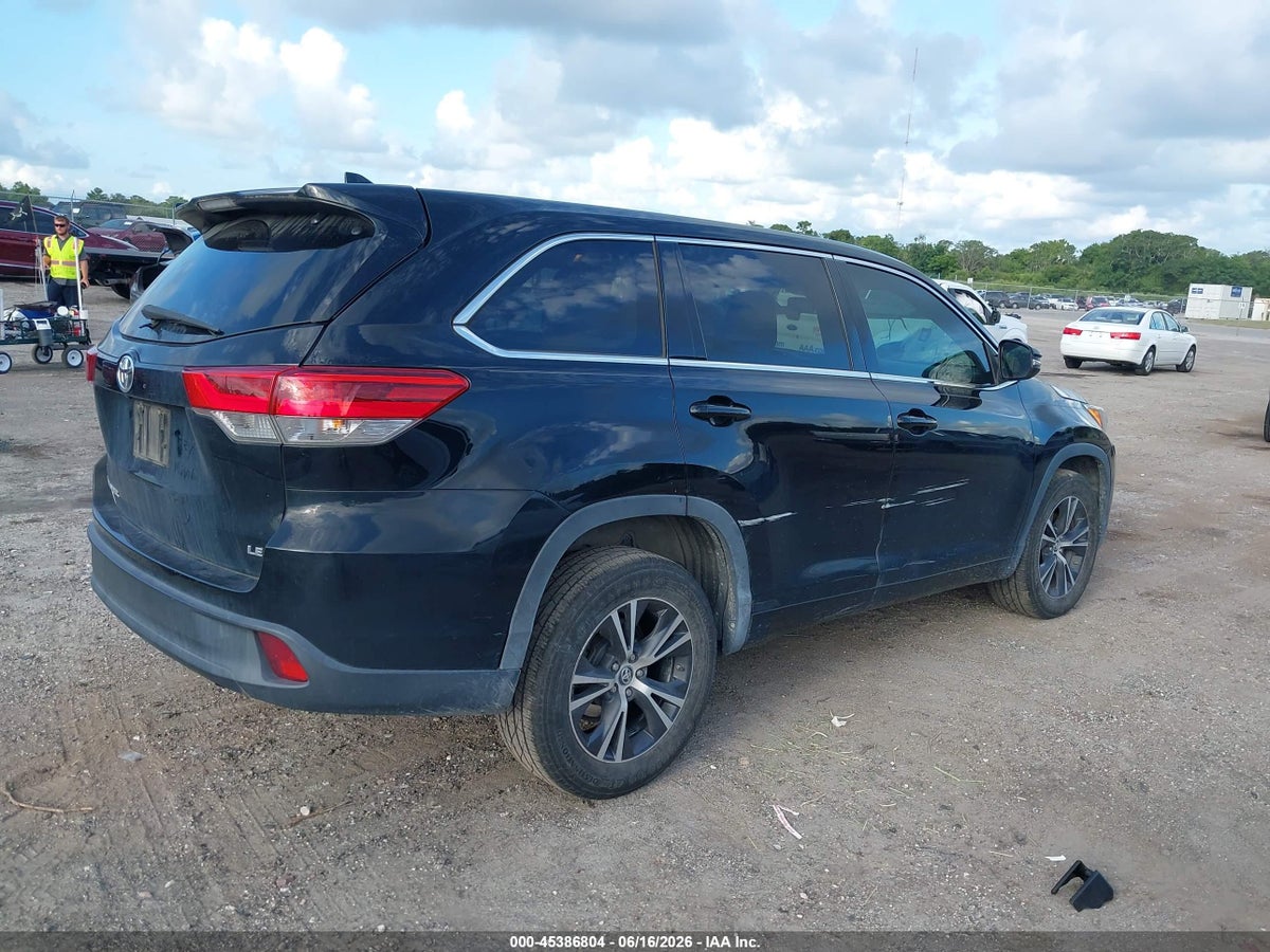 2018 TOYOTA HIGHLANDER LE PLUS — снимка 4