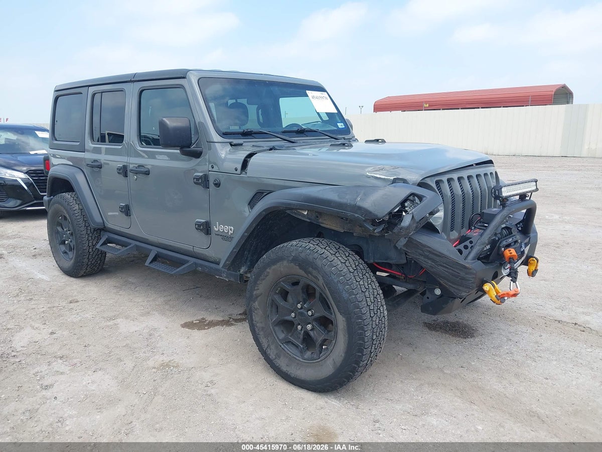 2018 JEEP WRANGLER UNLIMITED SPORT S 4X4