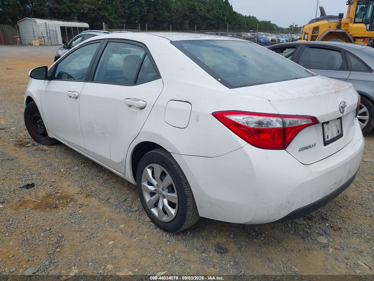 2015 TOYOTA COROLLA LE — снимка 3