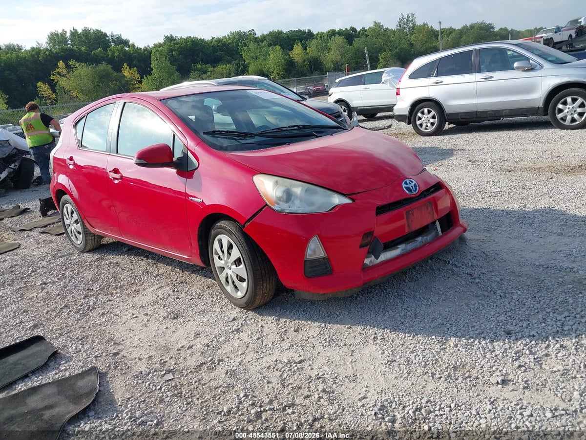 2012 TOYOTA PRIUS C ONE