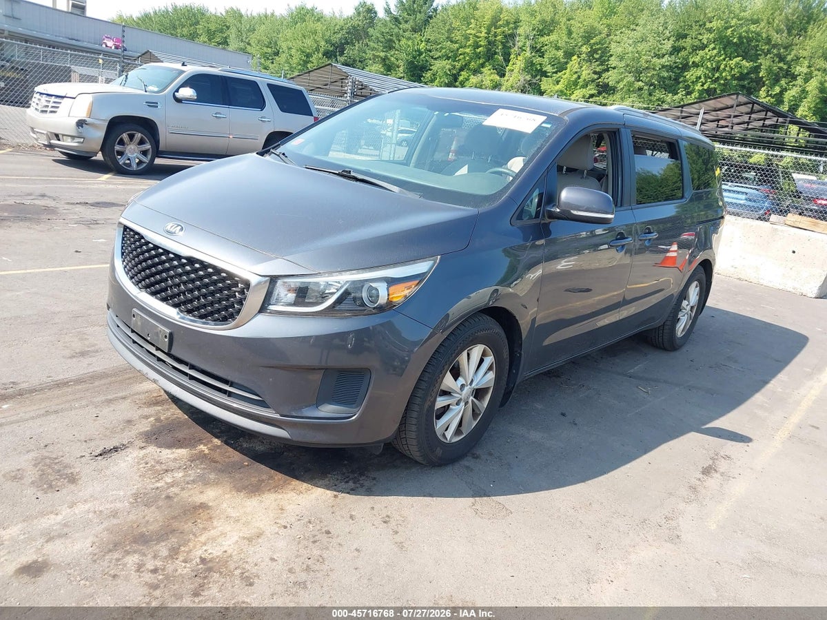 2016 KIA SEDONA LX — снимка 2