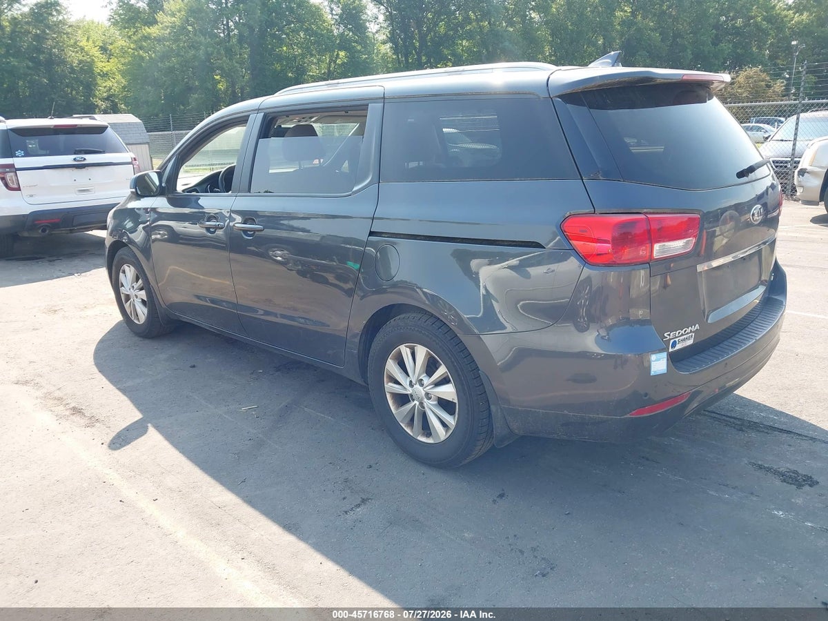 2016 KIA SEDONA LX — снимка 3