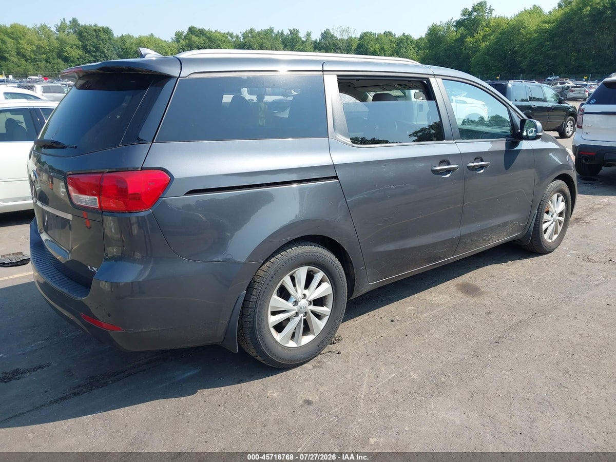 2016 KIA SEDONA LX — снимка 4