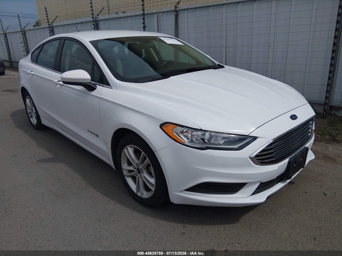 2018 FORD FUSION HYBRID S