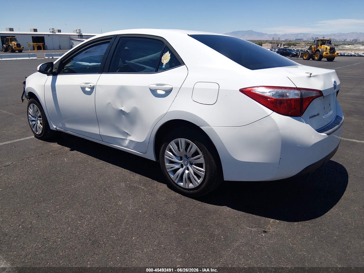 2015 TOYOTA COROLLA LE — снимка 3