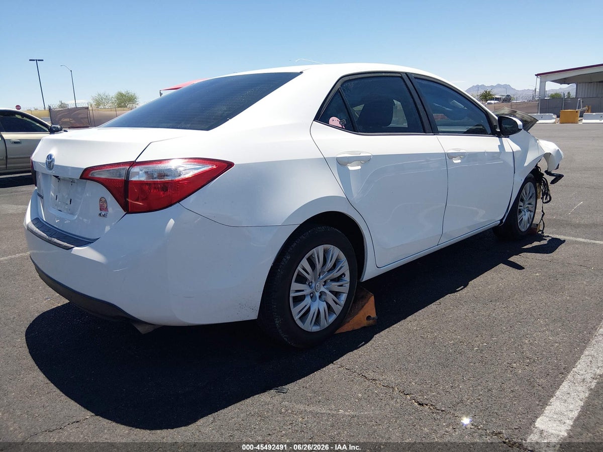 2015 TOYOTA COROLLA LE — снимка 4