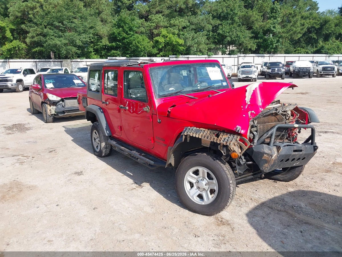 2018 JEEP WRANGLER JK UNLIMITED SPORT 4X4