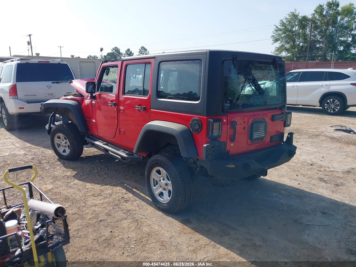 2018 JEEP WRANGLER JK UNLIMITED SPORT 4X4 — снимка 3