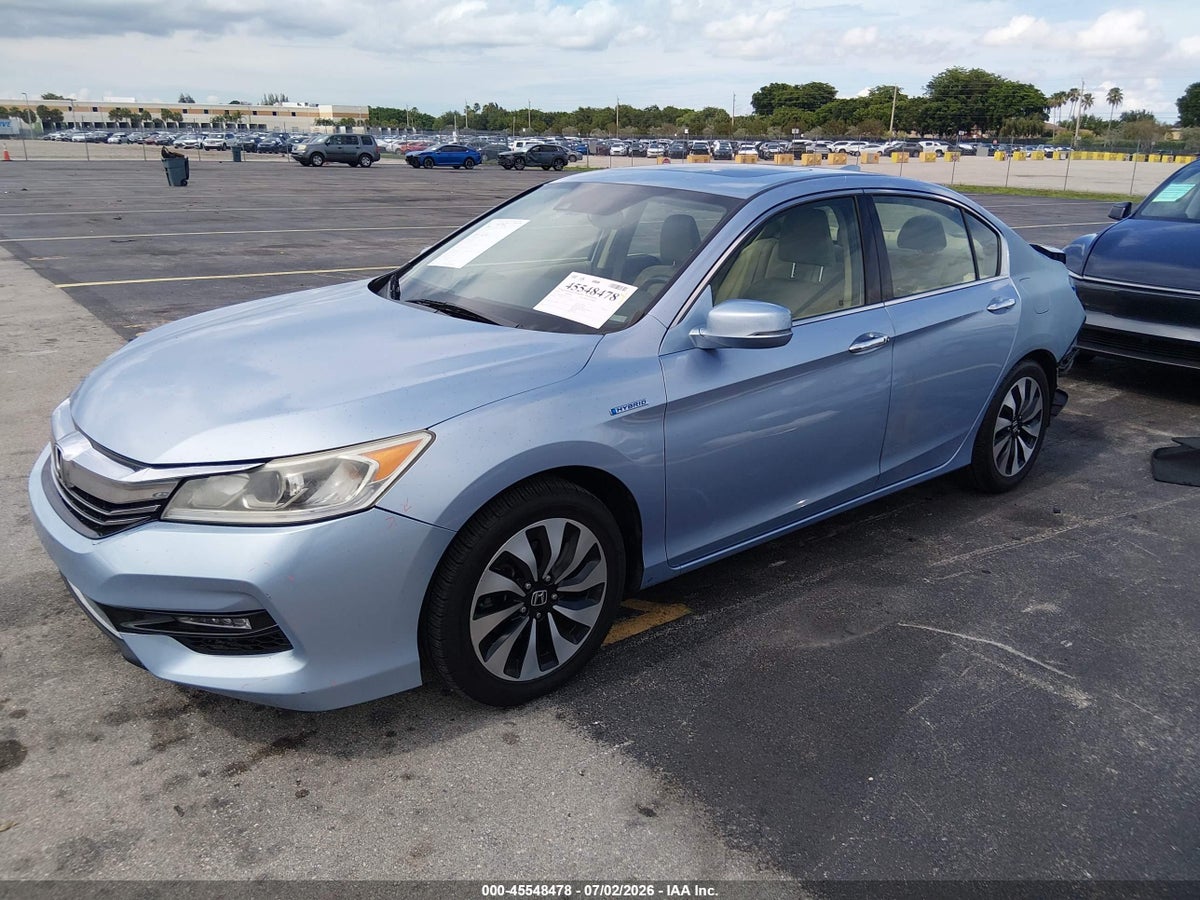2017 HONDA ACCORD HYBRID EX-L — снимка 2