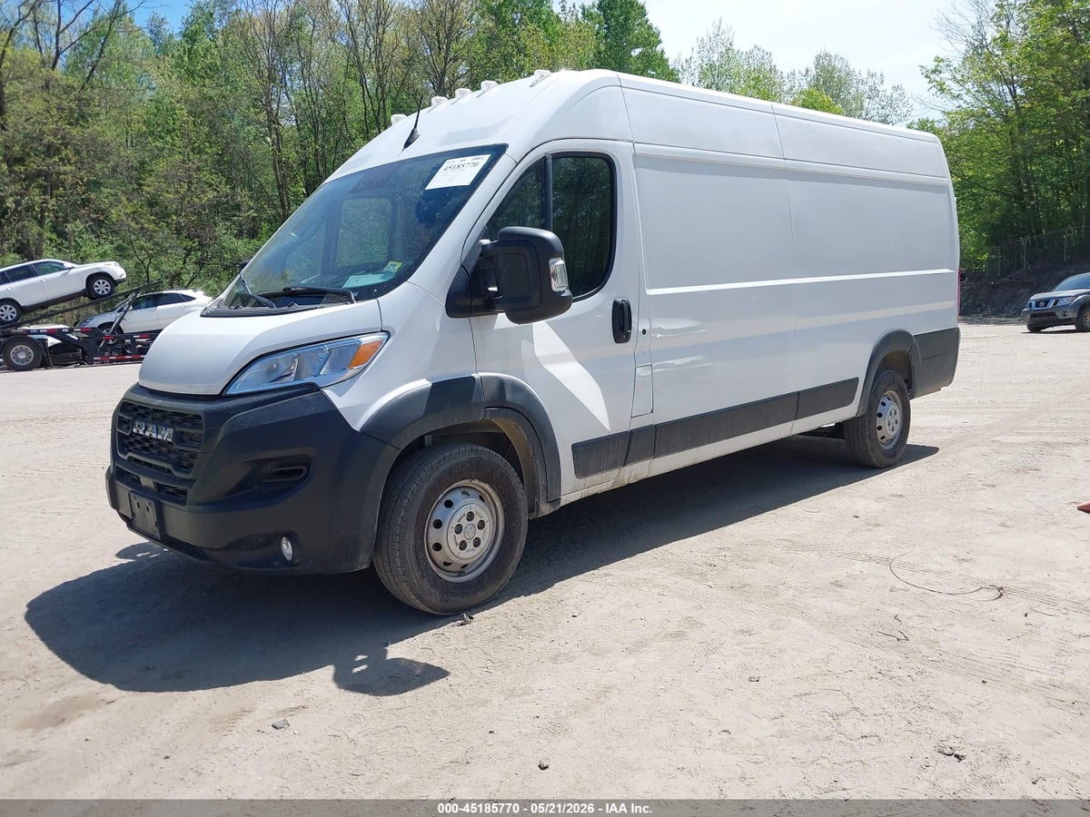 2023 RAM PROMASTER 3500 CARGO VAN HIGH ROOF 159 WB EXT — снимка 2