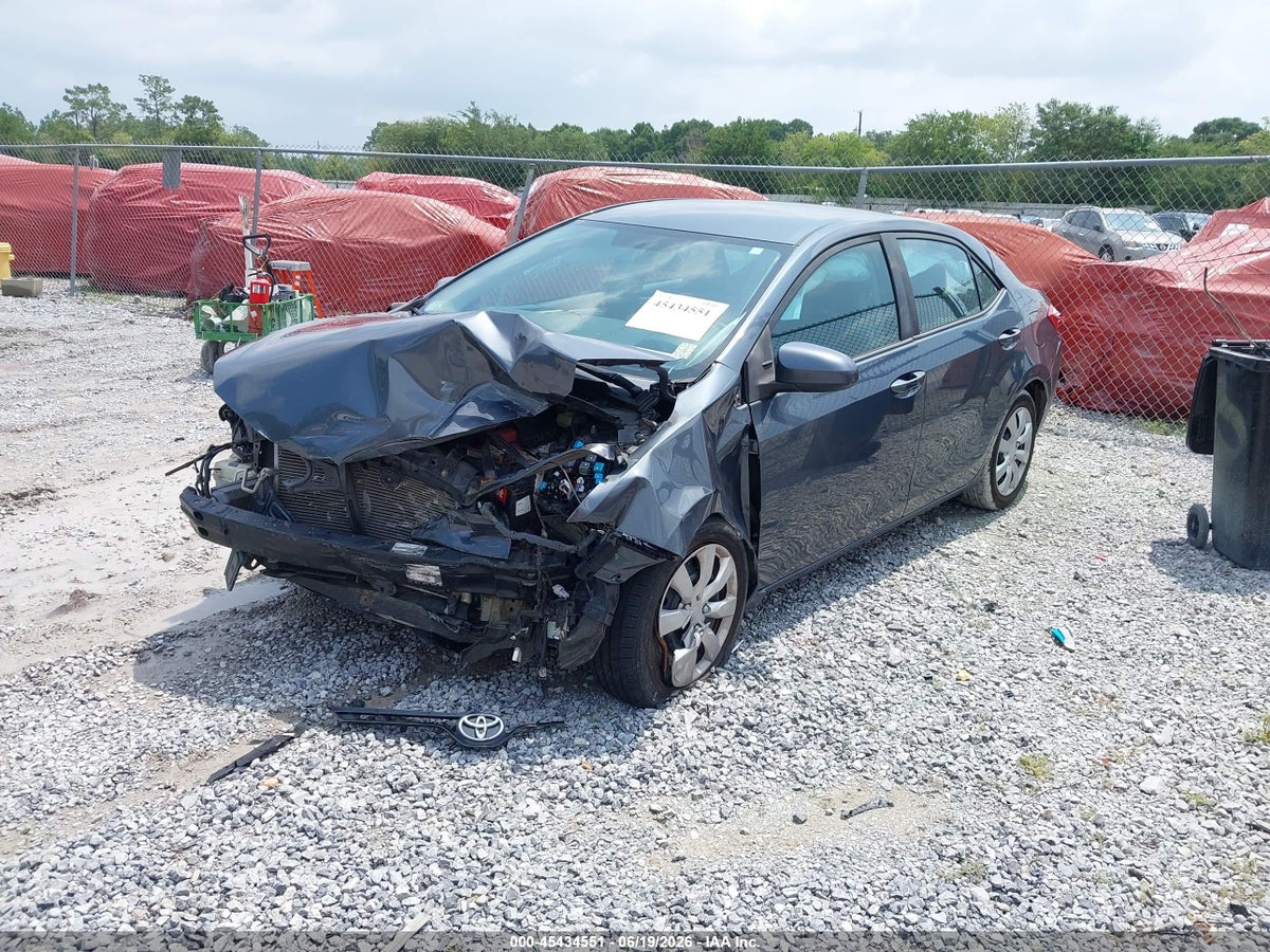 2014 TOYOTA COROLLA LE — снимка 2