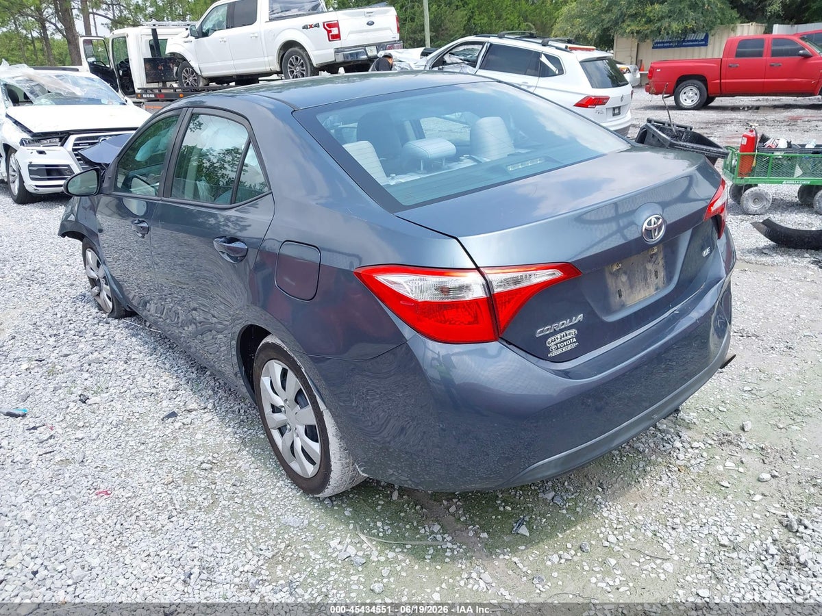 2014 TOYOTA COROLLA LE — снимка 3