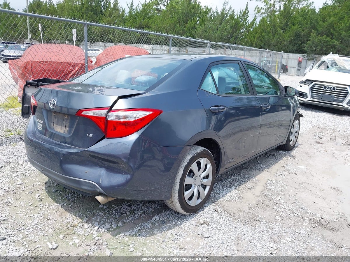 2014 TOYOTA COROLLA LE — снимка 4