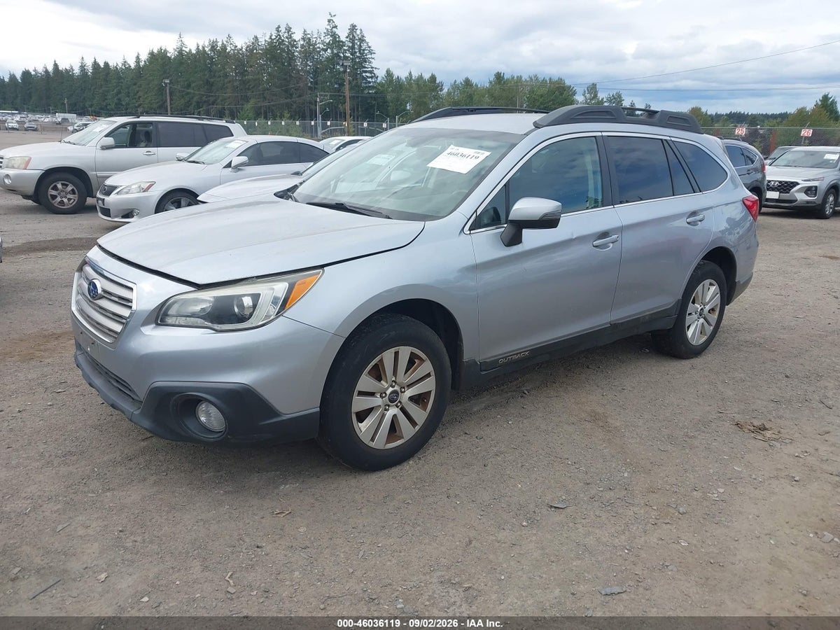 2015 SUBARU OUTBACK 2.5I PREMIUM — снимка 2