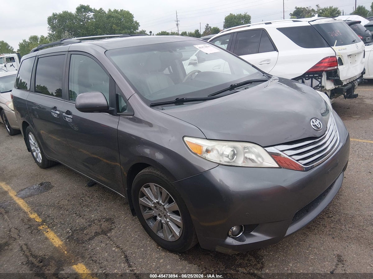 2012 TOYOTA SIENNA LIMITED 7 PASSENGER