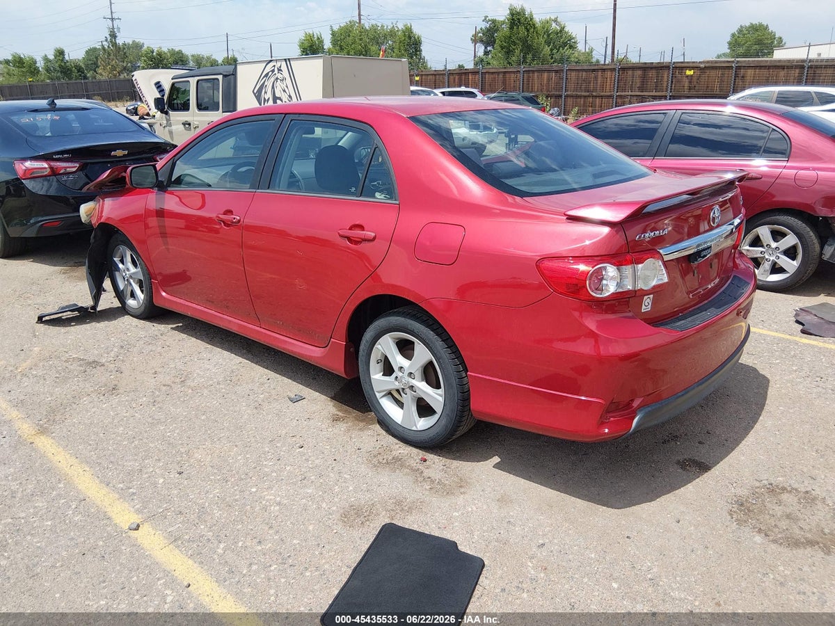 2013 TOYOTA COROLLA S — снимка 3