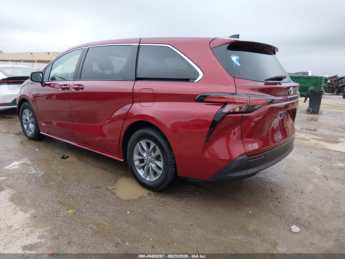 2021 TOYOTA SIENNA LE — снимка 3