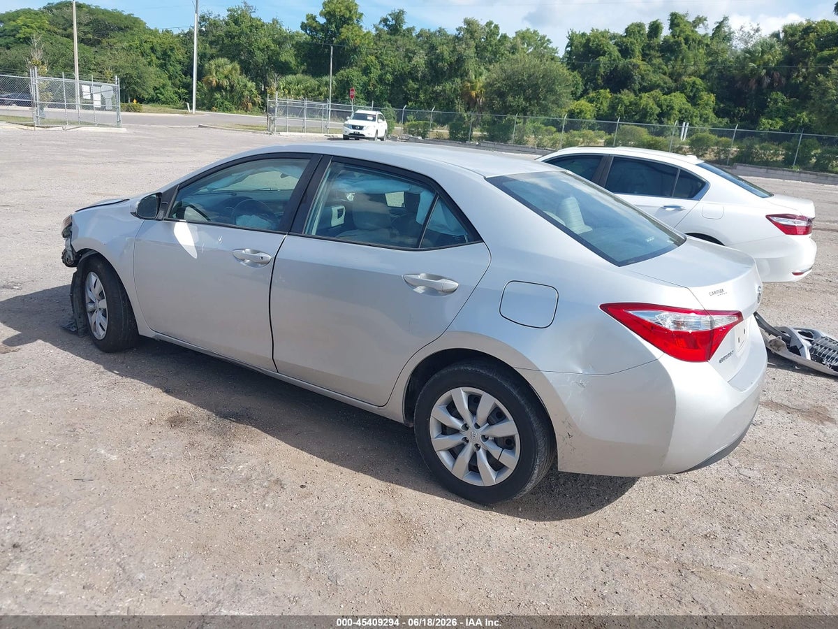 2016 TOYOTA COROLLA LE — снимка 3