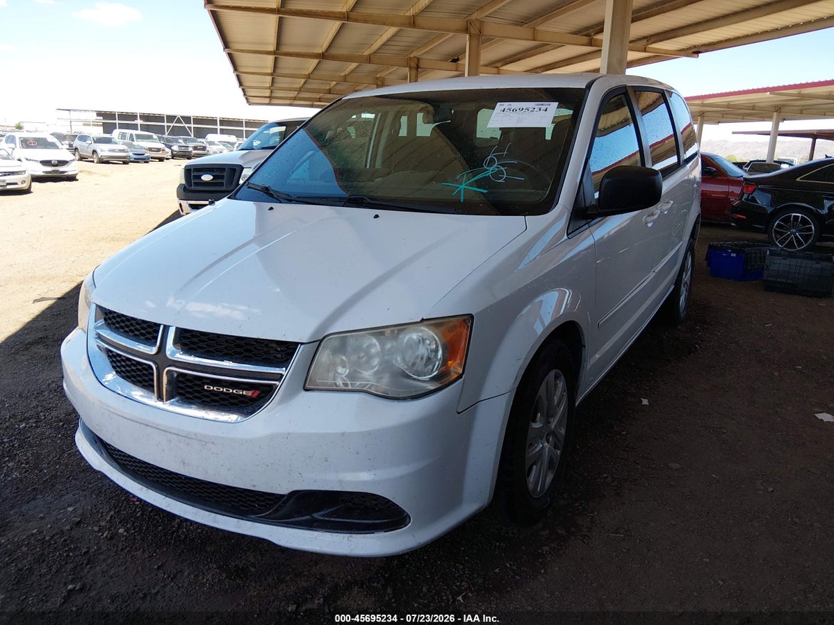 2016 DODGE GRAND CARAVAN SE — снимка 2