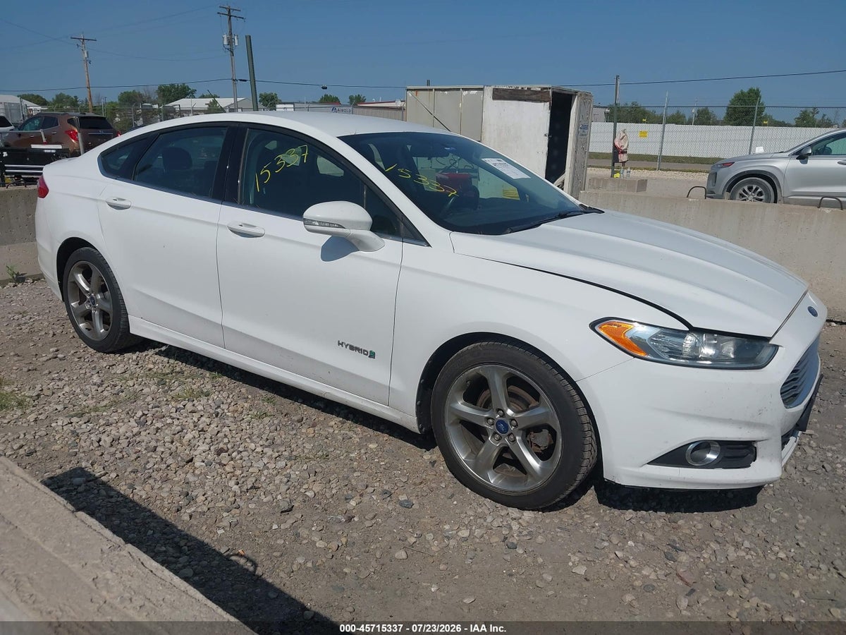 2013 FORD FUSION HYBRID SE