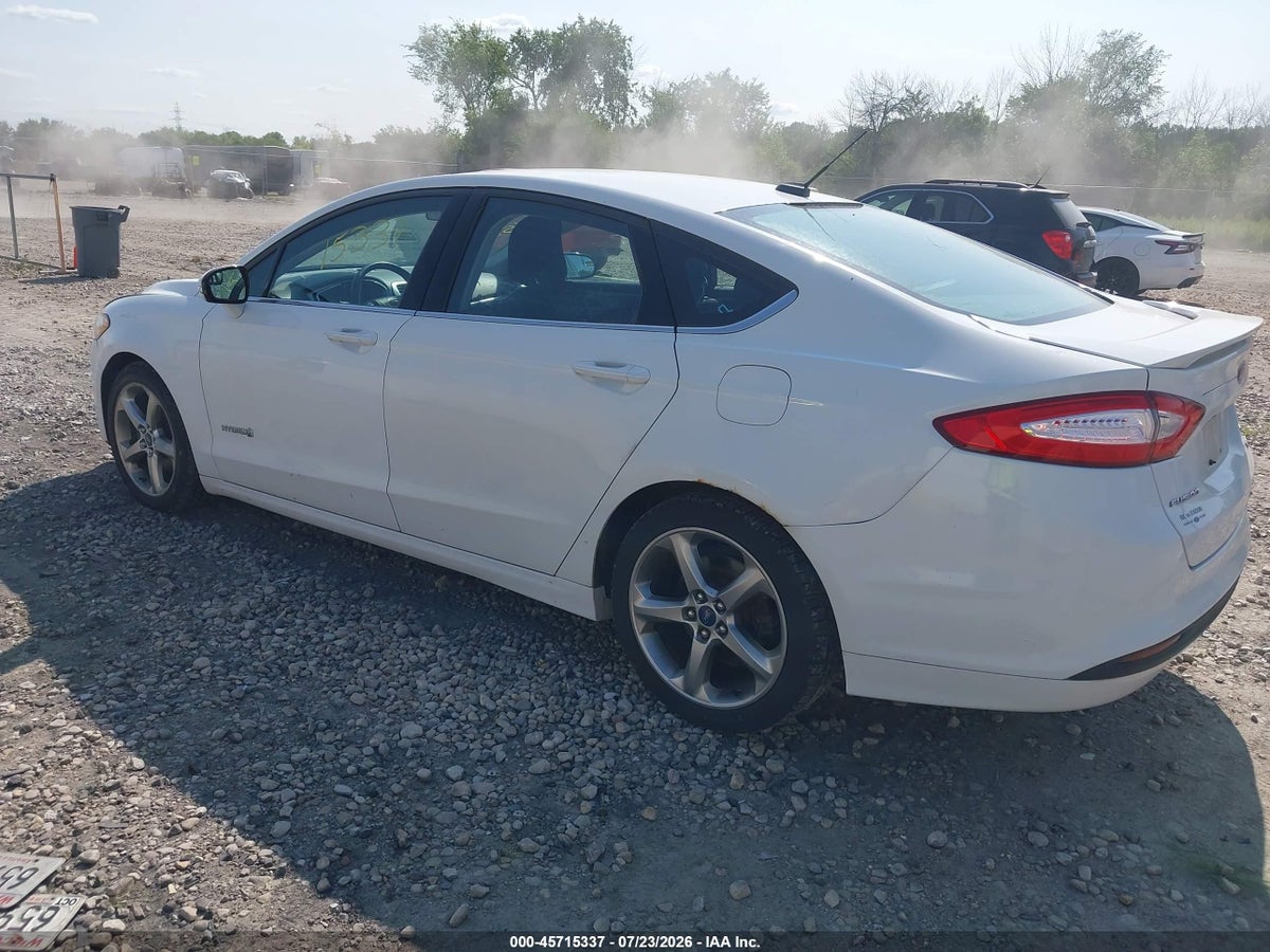 2013 FORD FUSION HYBRID SE — снимка 3