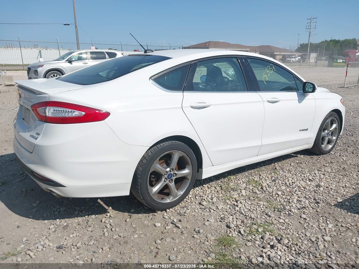 2013 FORD FUSION HYBRID SE — снимка 4