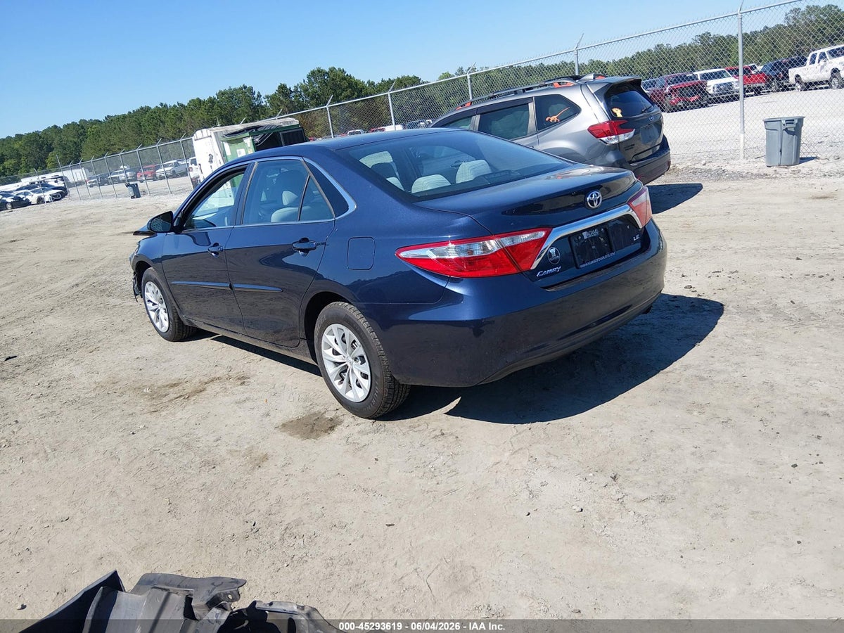 2015 TOYOTA CAMRY LE — снимка 3