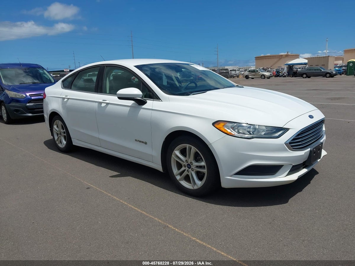 2018 FORD FUSION HYBRID S