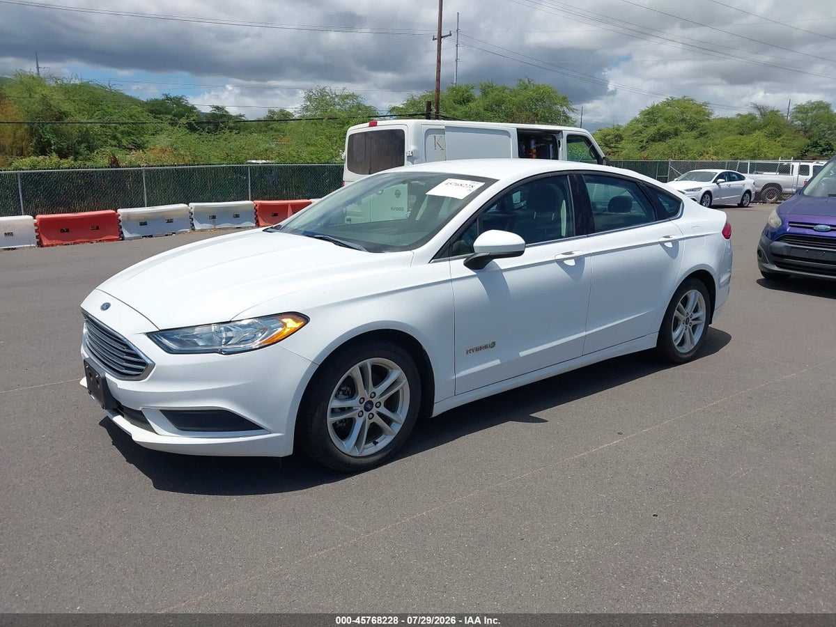 2018 FORD FUSION HYBRID S — снимка 2