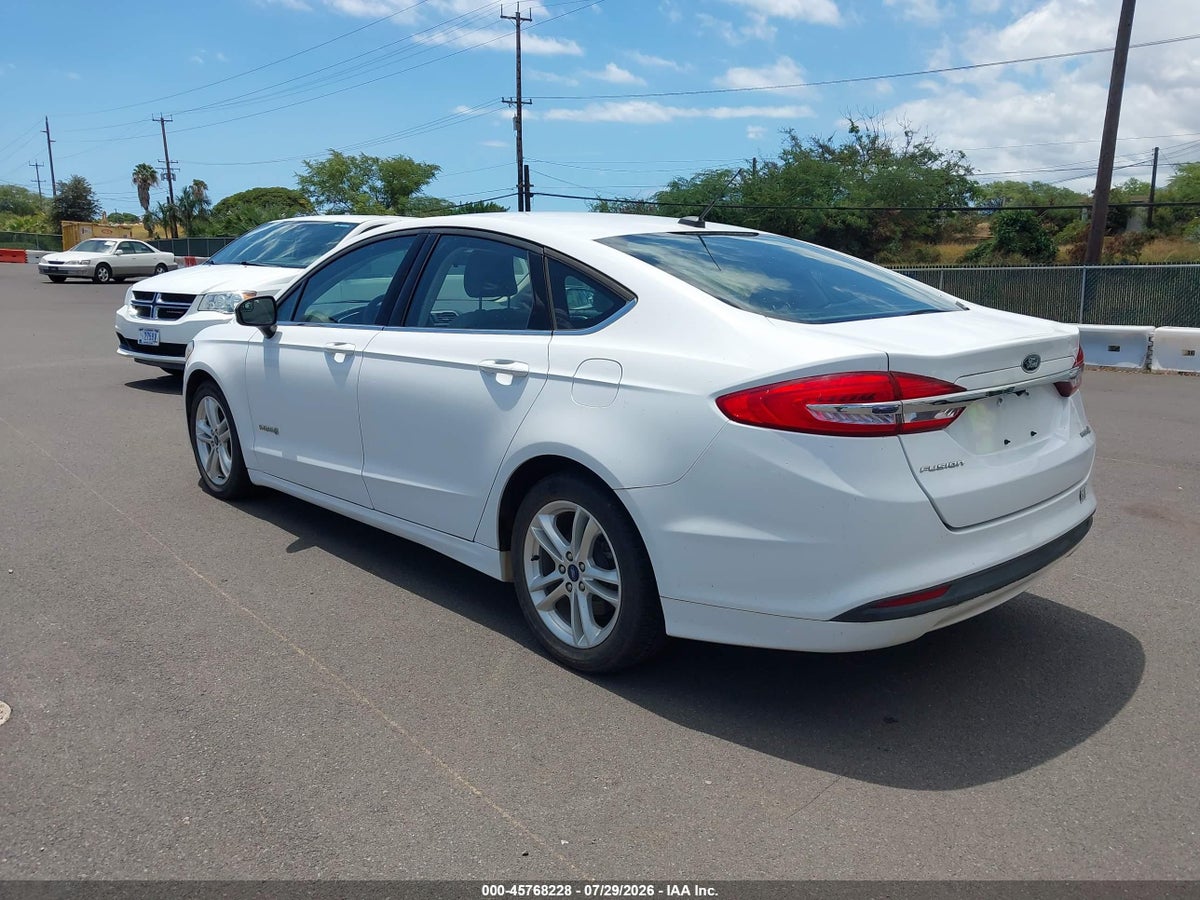 2018 FORD FUSION HYBRID S — снимка 3
