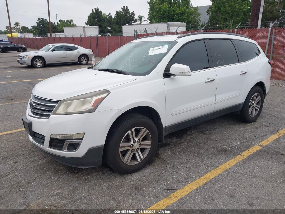 2016 CHEVROLET TRAVERSE 2LT — снимка 2
