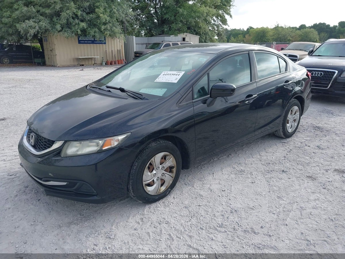 2014 HONDA CIVIC LX — снимка 2