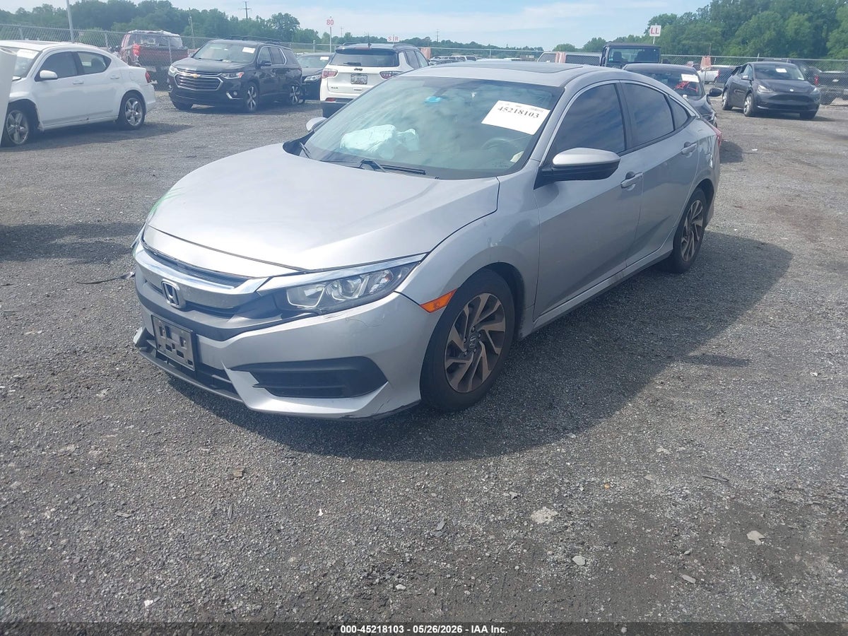 2017 HONDA CIVIC EX — снимка 2