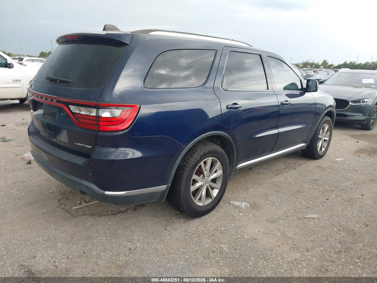 2015 DODGE DURANGO LIMITED — снимка 4