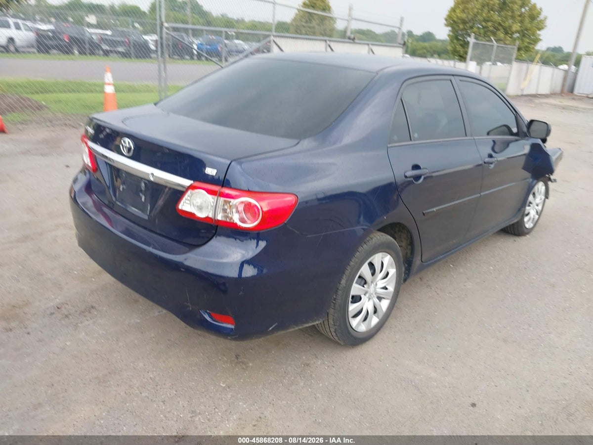 2012 TOYOTA COROLLA LE — снимка 4