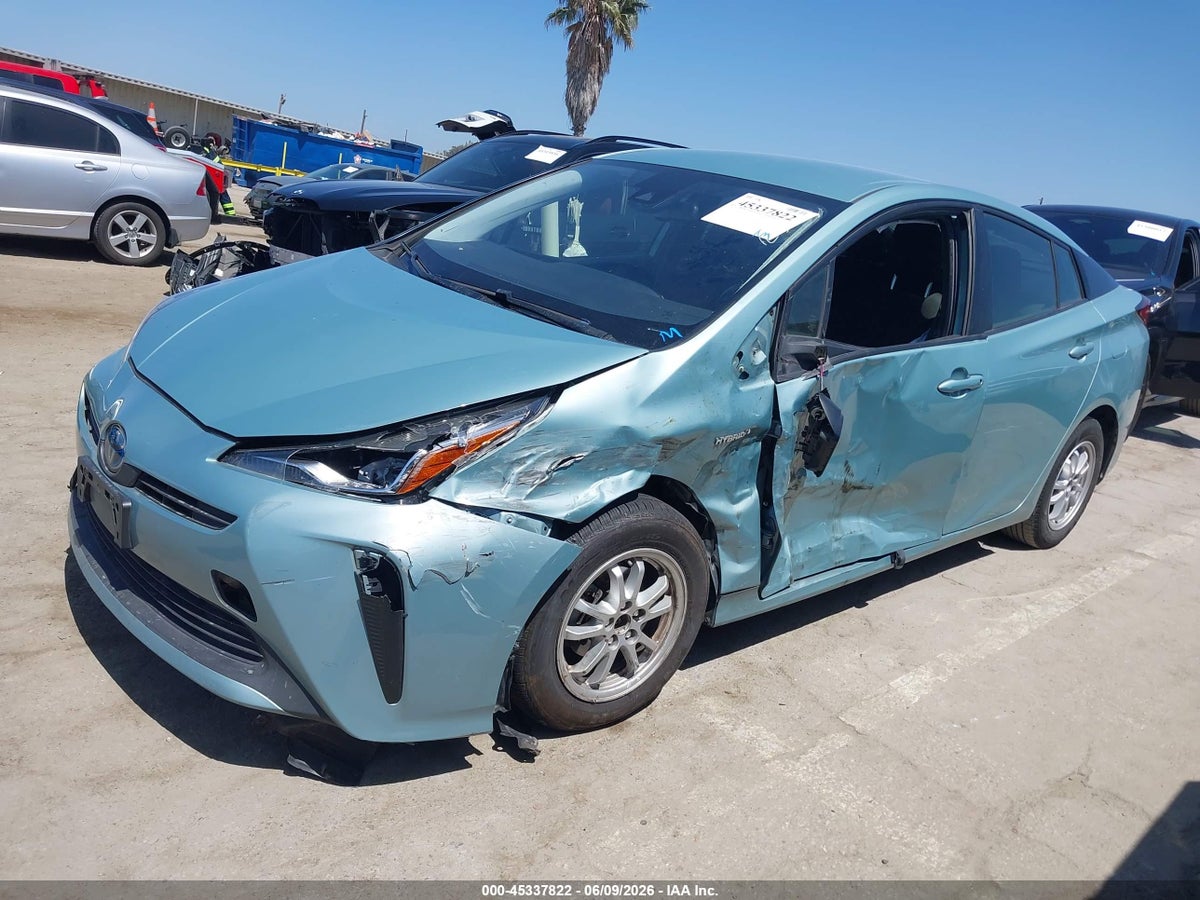 2019 TOYOTA PRIUS L ECO — снимка 2