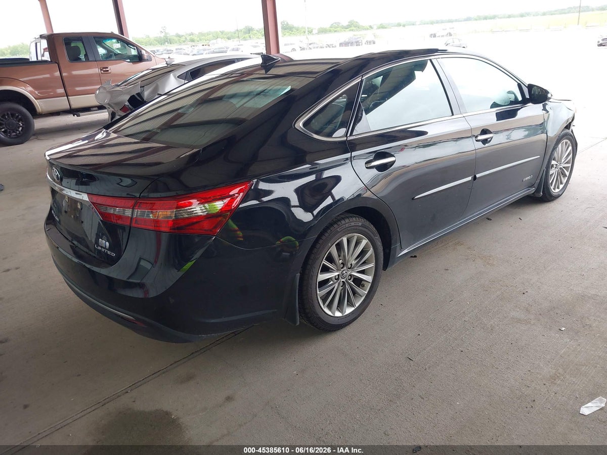 2016 TOYOTA AVALON HYBRID LIMITED — снимка 4