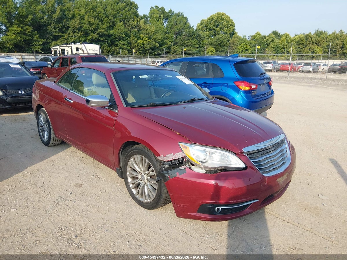 2013 CHRYSLER 200 LIMITED